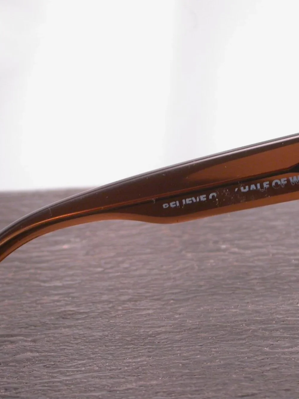 Authentic Colab Amber Clear Bold Sporty Sunglasses